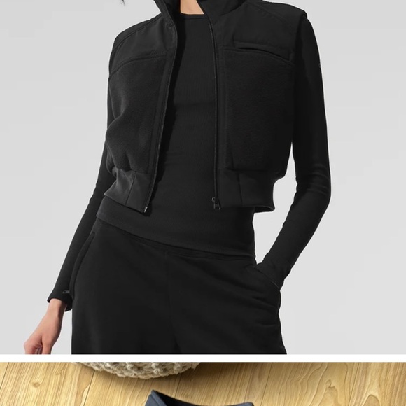 ALO Yoga Bomber Jacket in Black